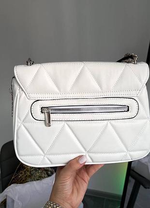 Сумка женская guess zippy white 8