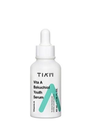 Омолаживающая сыворотка с бакучиолом tiam vita a bakuchiol youth serum 40 мл1 фото