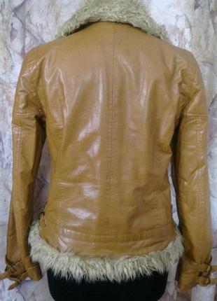Куртка демисезонная с кож.зама франция, 46 mраз.2 фото