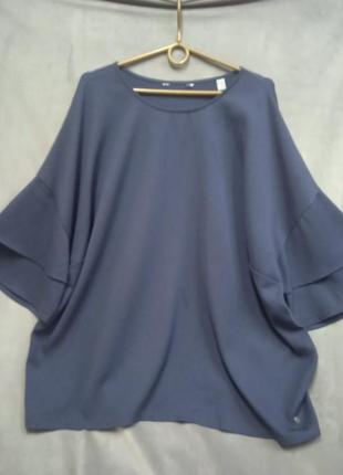 Блузка на короткий рукав, європейські розміри 36-38, 48-50