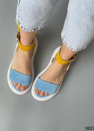 Босоножки женские замшевые сандали3 фото