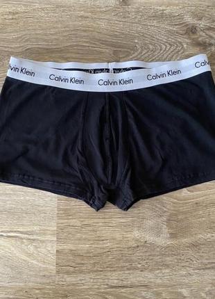 Классные, трусы, боксерки, коттоновые, мужские, черного цвета, от дорогого бренда: calvin klein 👌2 фото