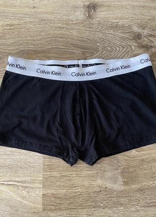 Классные, трусы, боксерки, коттоновые, мужские, черного цвета, от дорогого бренда: calvin klein 👌4 фото