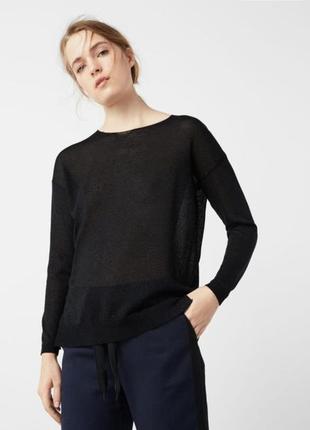 Кофта полупрозрачная.с металической нитью.