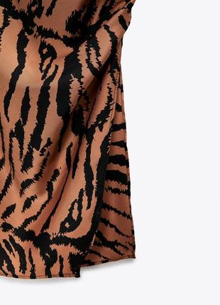 Сукня з тигровим принтом zara3 фото