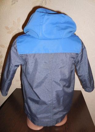Куртка- ветровочка * next* подклад котон, 1.5-2 года (92 см)3 фото