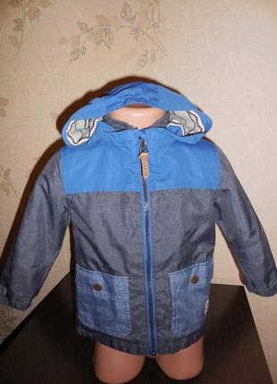 Куртка- ветровочка * next* подклад котон, 1.5-2 года (92 см)1 фото