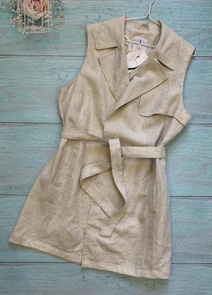Лляний стильний жакет jasper conran р. 18/3xl/46