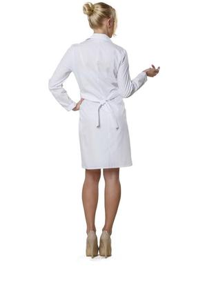 Халат медицинский женский профмода “модель 46”. 40,42,44,46,48 -164см. 35% полиэстер*65%хлопок, рукав длинный2 фото