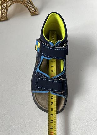 Босоніжки з шкіряною устілкою та укріпленою п’яткою ricosta босоніжки з закритою п’ятою