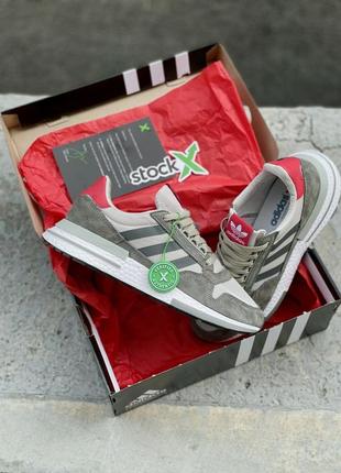 Женские кроссовки adidas zx 500 rm grey four 37-40-41