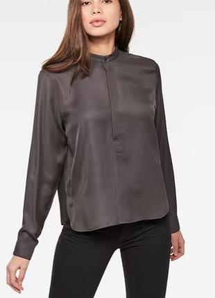 Женская укороченная рубашка блуза g-star raw road cropped shirt l/s xs
