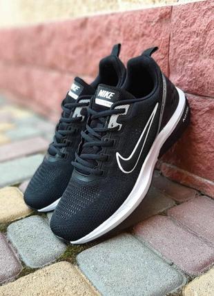 Кроссовки мужские nike air zoom running style черные / кросівки чоловічі найк аир зум чорні кроссы