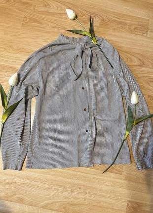 Блуза винтажная шелк