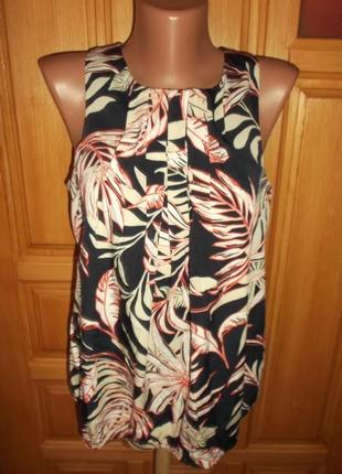 Блуза цветная по спинке змейка с напуском р. xs - vero moda