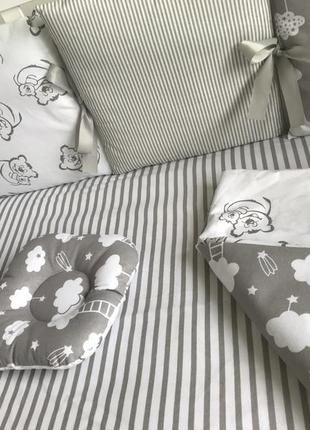Бортики захист у дитяче ліжечко постільна білизна3 фото