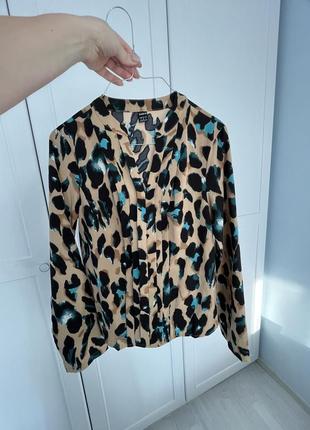 Shine блуза леопардовый принт1 фото