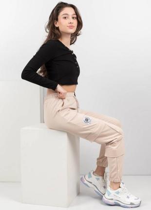 Женские повседневные спортивные брюки штаны карго4 фото