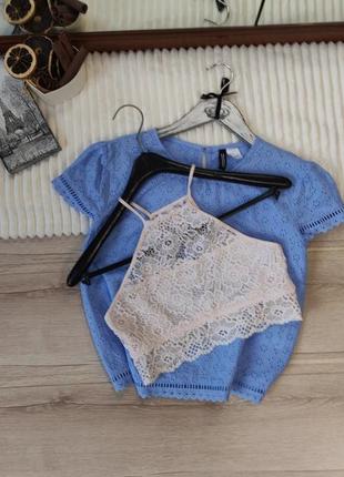 Кружевной топ р s