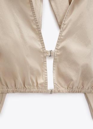 Укорочена сорочка з видкритою спинкою5 фото