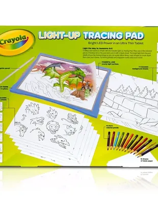 Crayola light up tracing pad blue для рисования и копирования3 фото