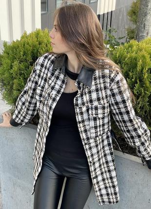 Твидовая рубашка