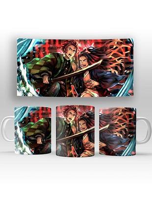 Кружка аниме demon slayer: kimetsu no yaiba