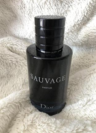 Dior sauvage parfum 100мл, оригинал, тестер