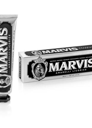 Зубная паста лакрица и мята marvis amarelli licorice mint 85 мл1 фото