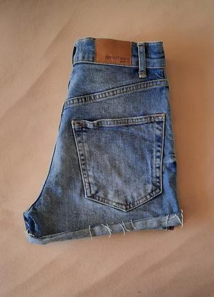 Джинсовые шорты высокая посадка, высокая талия от perfect jeans3 фото