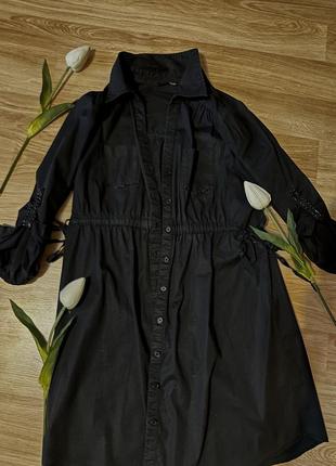 Сорочка-сукня на затяжках