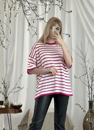 Трикотажна футболка oversize