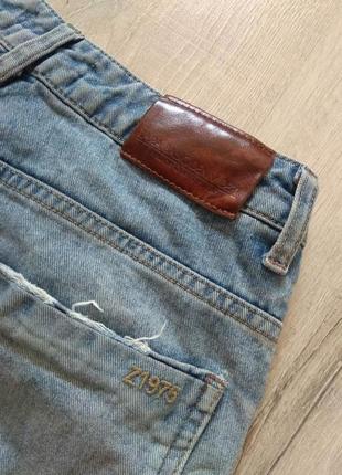 Zara шорты джинсовые коттон 34 размер5 фото