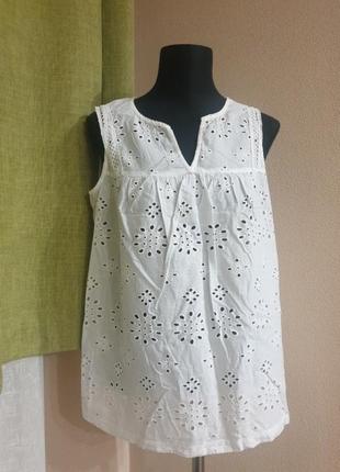 Топ, майка с прошвой next,