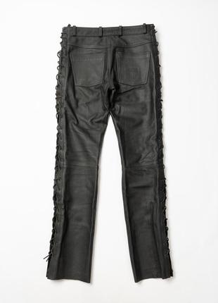 Higway men's leather pants мужские кожаные брюки5 фото