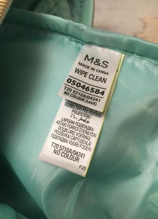 Косметичка синяя marks & spencer под бархат8 фото