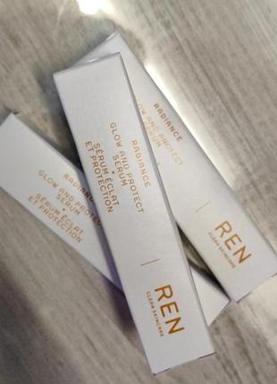 Ren glow serum пробник сироватки для обличчя