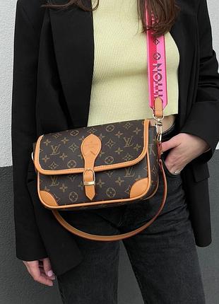 Сумка louis vuitton diane brown chess 2
