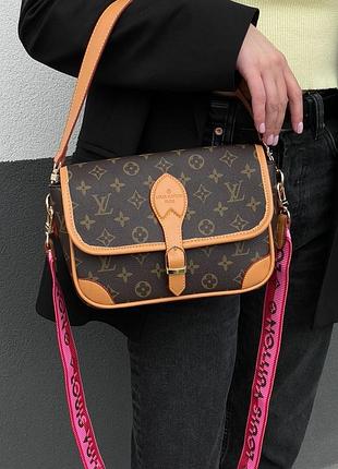 Сумка louis vuitton diane brown chess 6