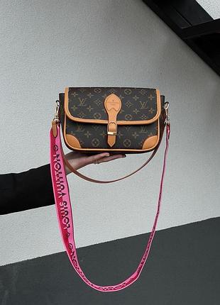 Сумка louis vuitton diane brown chess 4