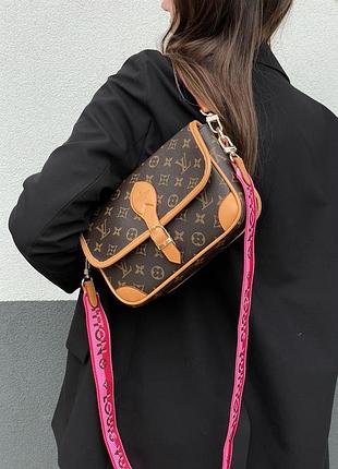 Сумка louis vuitton diane brown chess 7