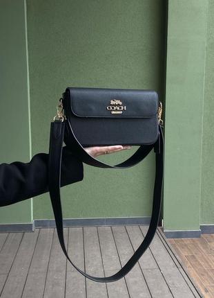 Сумка coach studio shoulder bag black2 фото