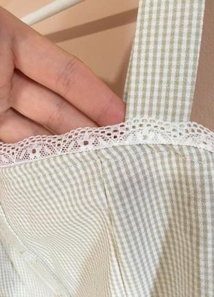Нежный топ missguided button front lace detail crop с кружевом8 фото
