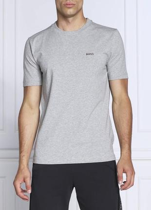 Hugo boss basic new coll светлая футболка