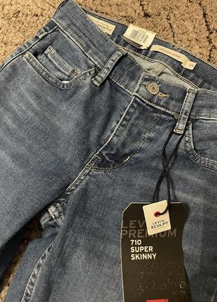 Джинсы levi’s 710 super skinny3 фото