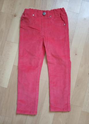 Вельветові штани - треггинсы з біо-бавовни від тсм tchibo німеччина, р. 98-1047 фото