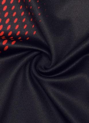 Комплект для тренувань компресійний одяг lhpwtq 3xl чорно-червоний4 фото