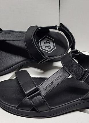 Сандалии мужские кожаные philipp plein