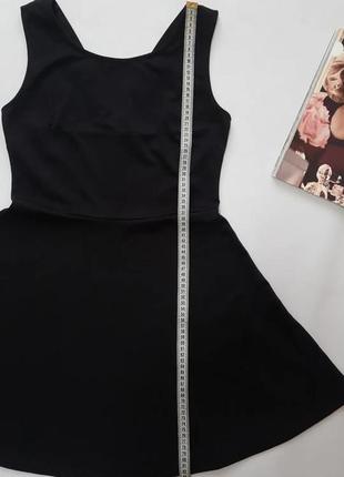 Черное платье с красивой спинкой3 фото