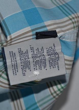 Сорочка в клітинку короткий рукав gant shirt5 фото